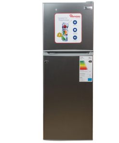 128 LITERS 2 DOOR DIRECT COOL FRIDGE, TITAN STEEL- RF/177)